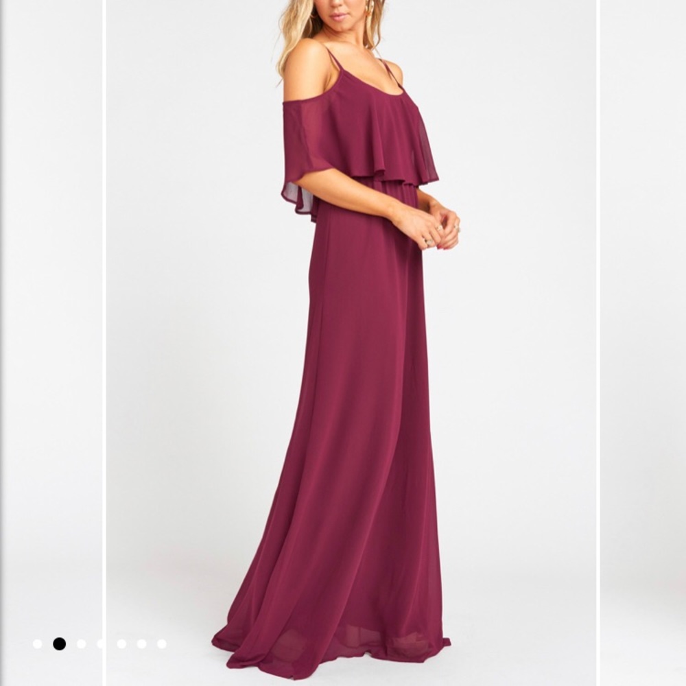 Merlot Red Dress - Bridesmaid, Wedding Guest